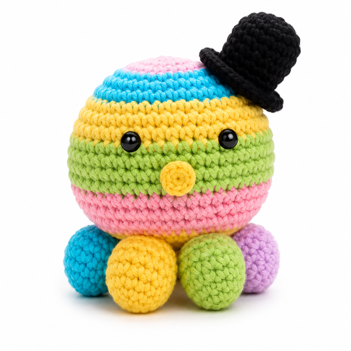 Dapper Rainbow Octopus Crochet Kit – The Fox Collection