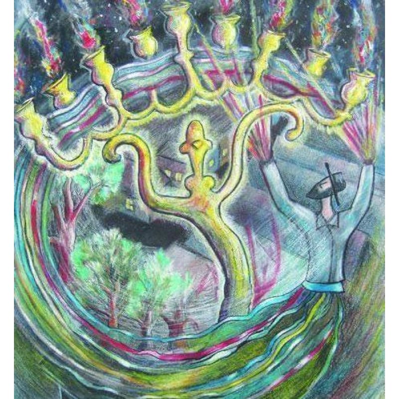 Chanukah Dance by Boruch Hoffinger DIY Painting By Numbers