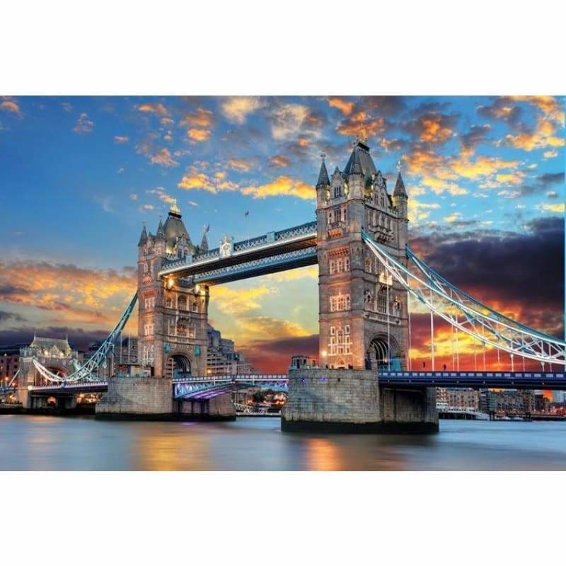 Full Drill - 5D DIY Diamond Painting Kits Beautiful London Bridge – The ...