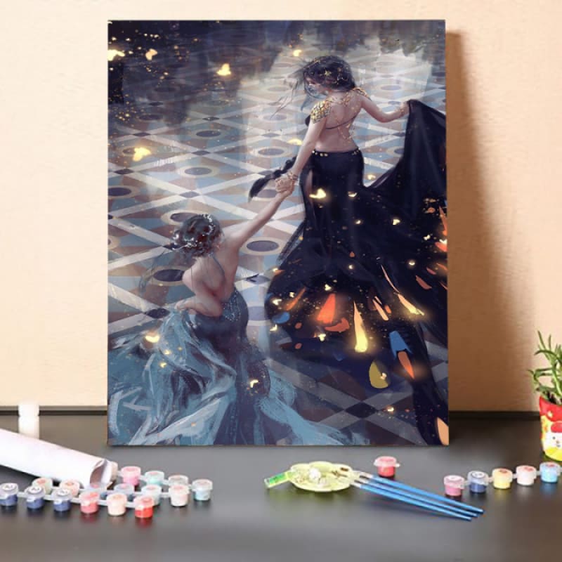 Paint by Numbers Kit-Hold Hands