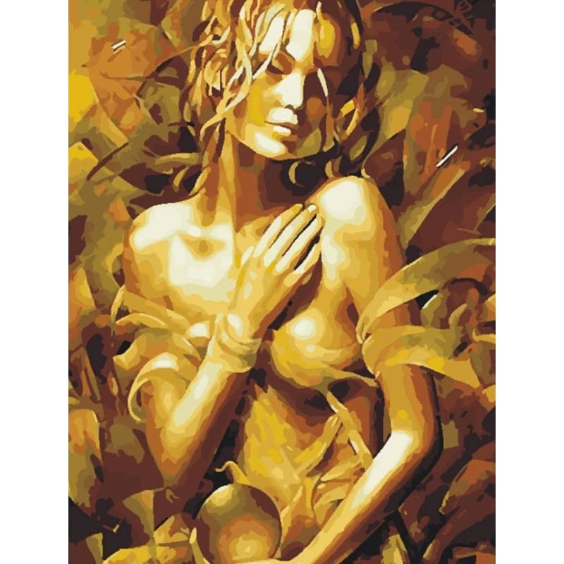 Portrait Woman Diy Paint By Numbers Kits ZXQ560-21 VM80048 - NEEDLEWORK KITS
