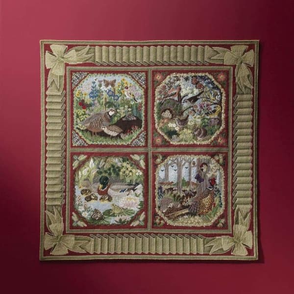 Ribbon and Bow Border - NEEDLEWORK KITS