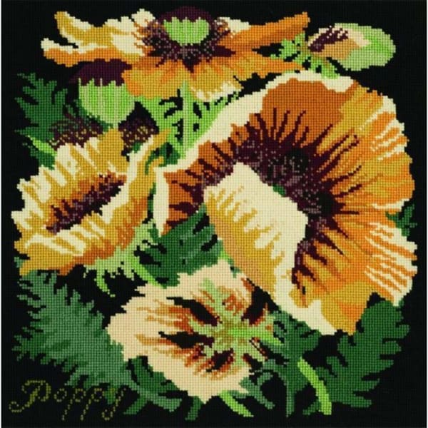 Yellow Poppy - NEEDLEWORK KITS