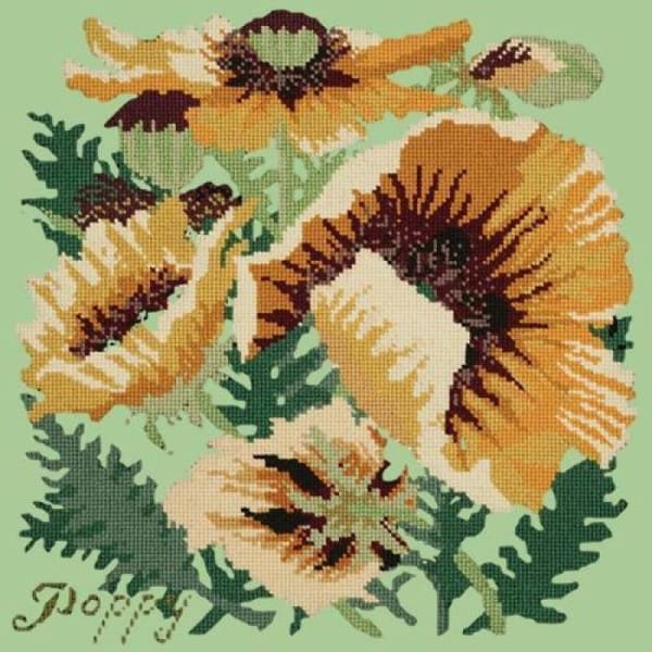 Yellow Poppy - NEEDLEWORK KITS