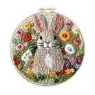 Floral Rabbit Punch Needle Kit - Bunny Artwork Collection | Unique Holiday Gifts - Floral Rabbit Punch Needle Kit - image 0