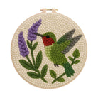 Lavender Hummingbird  Punch Needle Kit - Lovely Bird Handicraft | Gift For Bird Enthusiasts - 20cm*20cm - image 1