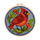 Christmas Cardinal Punch Needle Kit - Christmas Decoration Needlework | Gifts For Bird Lovers  - 20cm*20cm - image 1