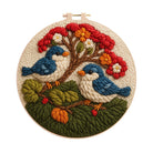  Stunning Birds Punch Needle Kit - Diy Punch Needle Coaster | Bird Needle Artwork | Beginner Handmade Craft - 8 inch Hoop Kit - image 1