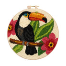 Toucan Bird Punch Needle Kit - Diy Animal Hoop Art | Nice Gifts For Bird Lovers  - 8 inch Hoop Kit - image 0