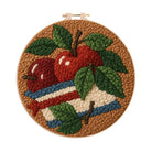 Apple Harvest Punch Needle Kit – Beginner Project | Thoughtful Handmade Gift Idea - 8 inch Hoop Kit - image 0