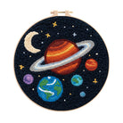 Solar System Planets Punch Needle Kit - Educational Handcraft Project | Fascinating Wall Display Option - 8 inch Hoop Kit - image 0
