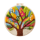 Vibrant Life Tree Punch Needle Kit - Top Gifting Choice | Charming Home Accent - 8 inch Hoop Kit - image 0