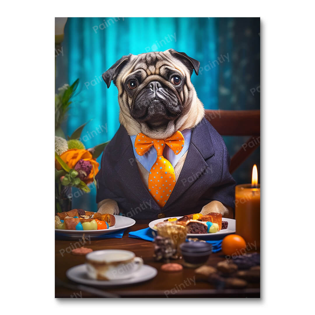 Chief Executive Pug (Diamond Painting) – The Fox Collection