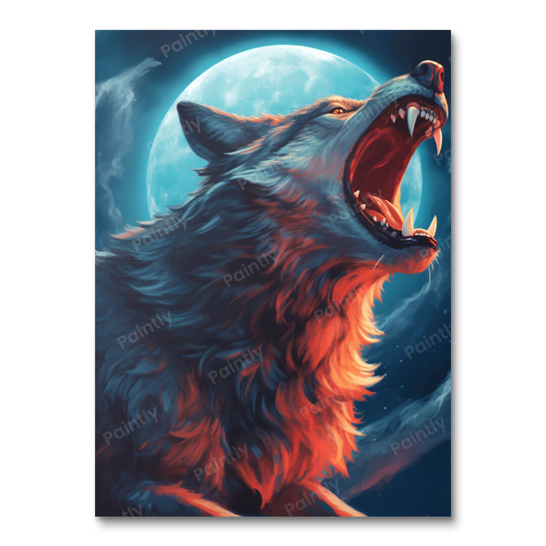 Twilight Howl Wolf (Diamond Painting) – The Fox Collection