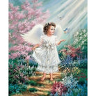 Angel Diy Paint By Numbers Kits ZXQ3431 - NEEDLEWORK KITS