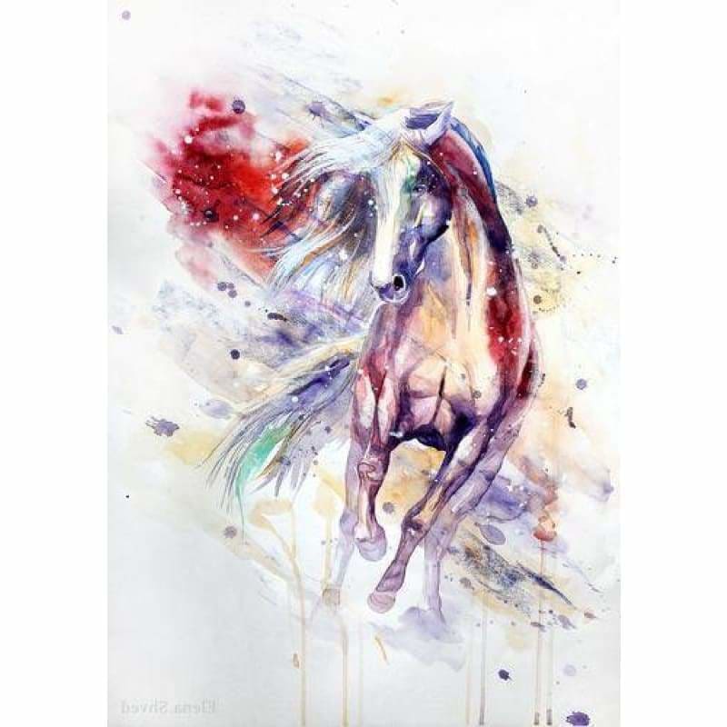 Animal Horse Diy Paint By Numbers Kits ZXQ3214 VM80055 – The Fox Collection