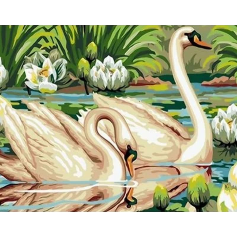 Soloth Kit Number Animal Swan Diy Paint By Numbers Kits ZXQ2200 – The Fox Collection