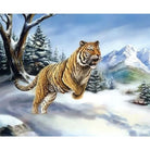 Animal Tiger Diy Paint By Numbers Kits ZXQ3368 - NEEDLEWORK KITS