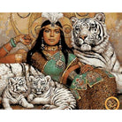 Beauty And Animal Diy Paint By Numbers Kits ZXQ908 - NEEDLEWORK KITS