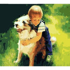 Boy Diy Paint By Numbers Kits ZXQ306-24 - NEEDLEWORK KITS