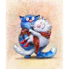 Cat Diy Paint By Numbers Kits ZXQ2740 - NEEDLEWORK KITS