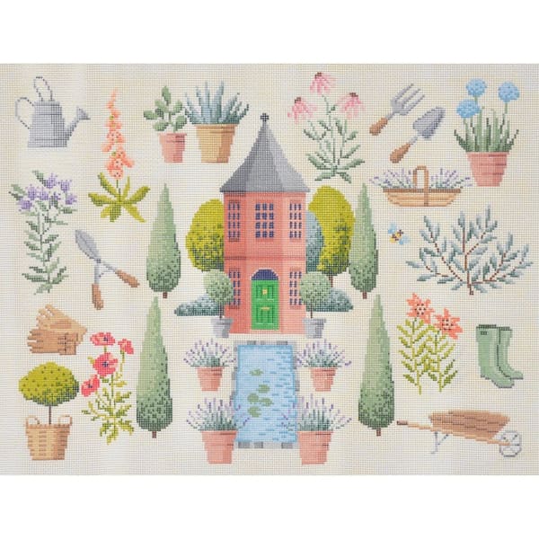 Chelsea Eccentric Garden - NEEDLEWORK KITS