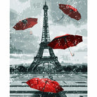 Eiffel Tower Diy Paint By Numbers Kits WM-596 - NEEDLEWORK KITS
