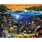 Fish Diy Paint By Numbers Kits ZXB883 - NEEDLEWORK KITS
