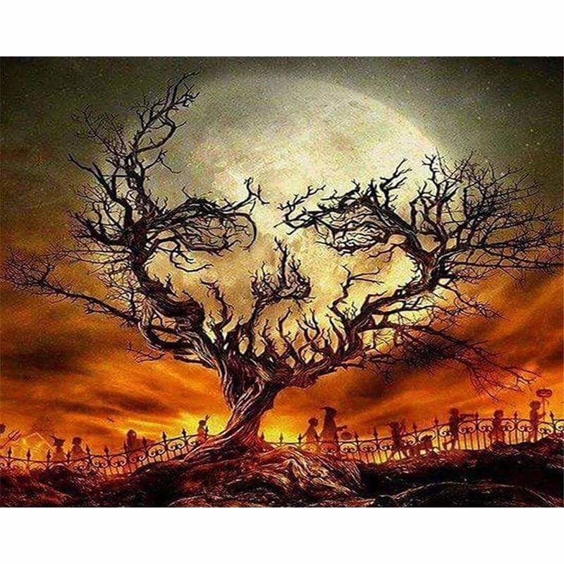 Halloween Diy Paint by Numbers Kits DIY VM30266 - NEEDLEWORK KITS