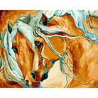 Horse Diy Paint By Numbers Kits WM-468 - NEEDLEWORK KITS