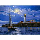 Landscape Boat Diy Paint By Numbers Kits PBN94373 - NEEDLEWORK KITS