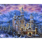 Landscape Castle Diy Paint By Numbers Kits ZXQ3954 - NEEDLEWORK KITS