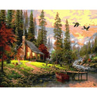 Landscape Cottage Diy Paint By Numbers Kits ZXQ1931-26 - NEEDLEWORK KITS