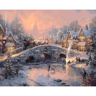 Landscape Cottage Diy Paint By Numbers Kits ZXQ2083-23 - NEEDLEWORK KITS