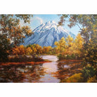 Landscape Mountain Diy Paint By Numbers Kits PBN97890 - NEEDLEWORK KITS