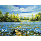 Landscape Nature Forest Diy Paint By Numbers Kits PBN90030 - NEEDLEWORK KITS