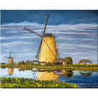Landscape Nature WindmillDiy Paint By Numbers Kits PBN30198 - NEEDLEWORK KITS