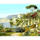 Landscape Seaside Town Diy Paint By Numbers Kits ZXQ631 - NEEDLEWORK KITS