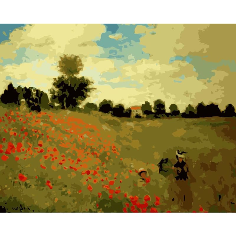 Landscape Village Diy Paint By Numbers Kits WM-1092 - NEEDLEWORK KITS