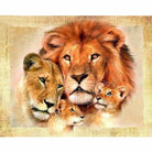 Lion Diy Paint By Numbers Kits QFA90088 - NEEDLEWORK KITS