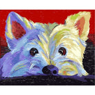 Lovely Dog Diy Paint By Numbers Kits VM95935 - NEEDLEWORK KITS