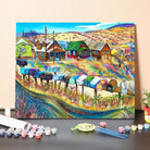 Miner’s Row Larger Size Paint By Numbers Kit