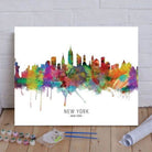 New York City Skyline Paint By Numbers Kit