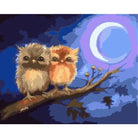 Owl Diy Paint By Numbers Kits WM-620 ZXQ2803 - NEEDLEWORK KITS