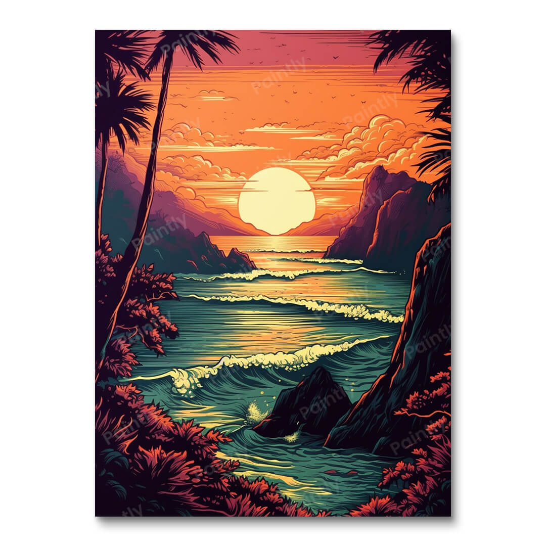 Sunset Rendezvous (Diamond Painting) – The Fox Collection