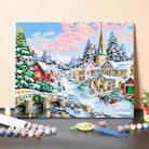 Paint By Numbers Kit – Christmas Town2