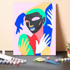 Paint By Numbers Kit Colorful Illustration Art