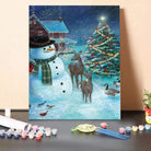Paint By Numbers Kit-Frosty and Friends
