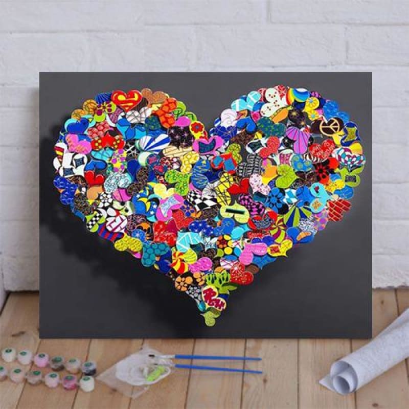 Paint By Numbers Kit Look Within Your Heart
