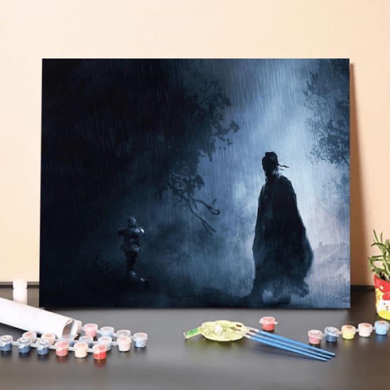 Paint by Numbers Kit-Sad scholar